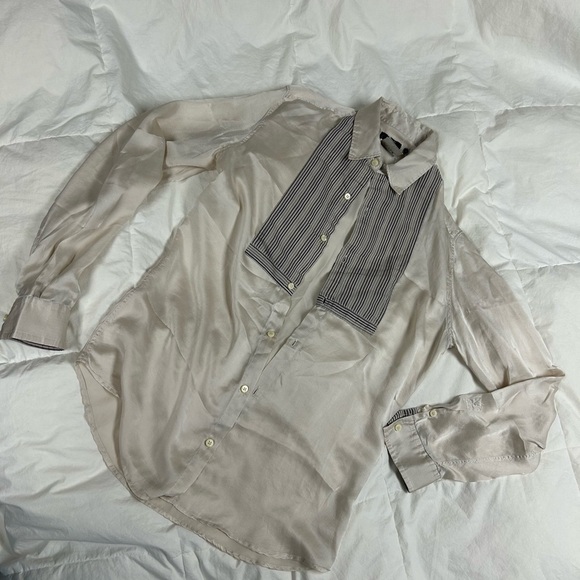 Costume National 100% silk shirt size 36 equal to international M, - Picture 2 of 7